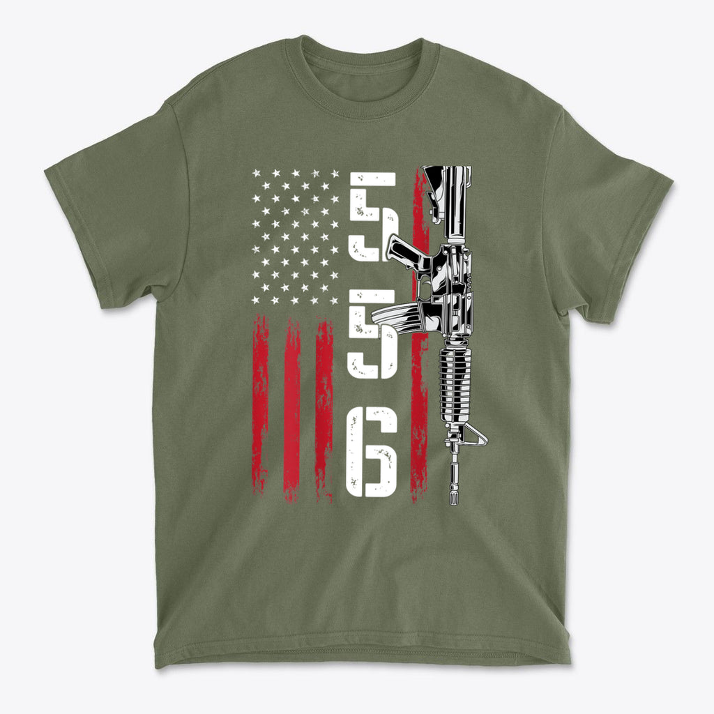 Tactical Freedom Color Graphic T Shirt Design