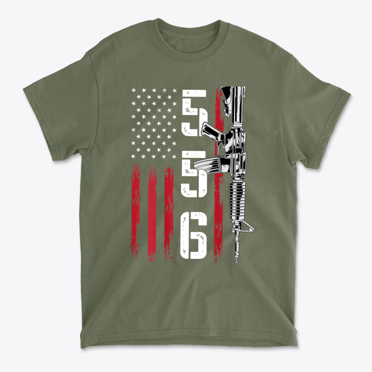 Tactical Freedom Color Graphic T Shirt Design