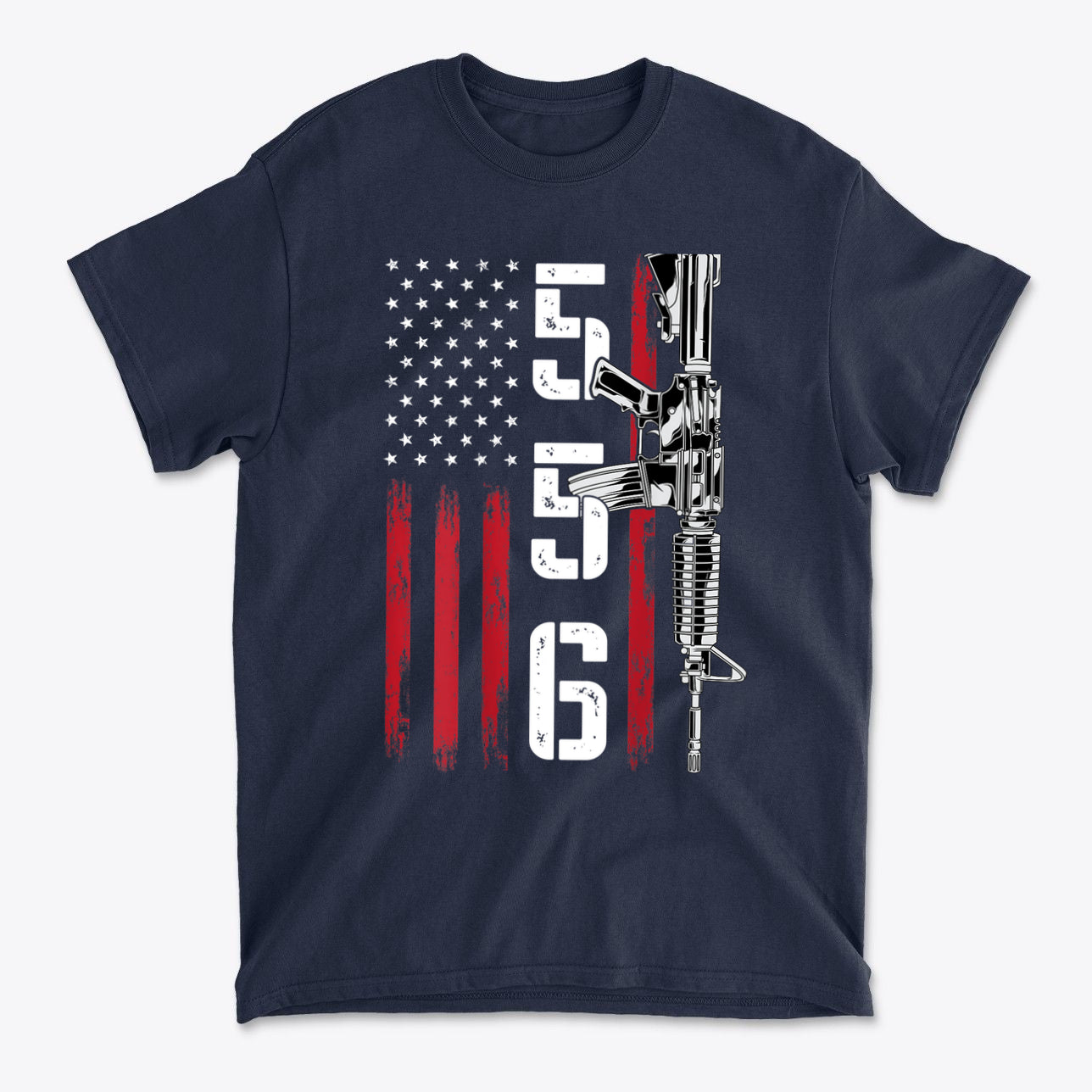 Tactical Freedom Color Graphic T Shirt Design