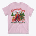 Donald Trump White House Security 2 shirt featuring a festive design with Trump in a Santa hat.