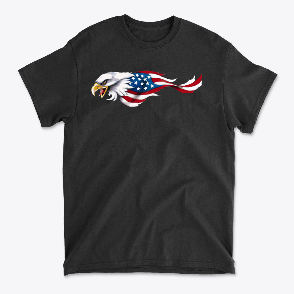 Eagle As American Flag Patriotic Graphic T Shirt