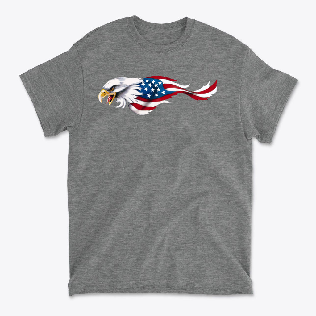 Eagle As American Flag Patriotic Graphic T Shirt