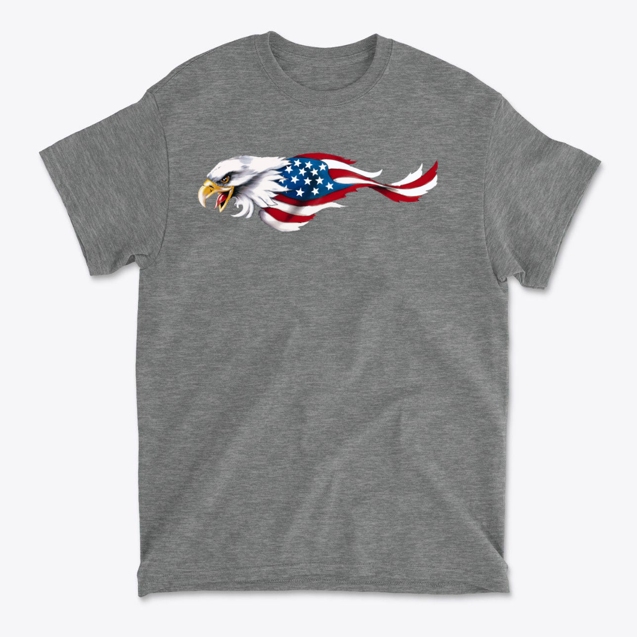 Eagle As American Flag Patriotic Graphic T Shirt