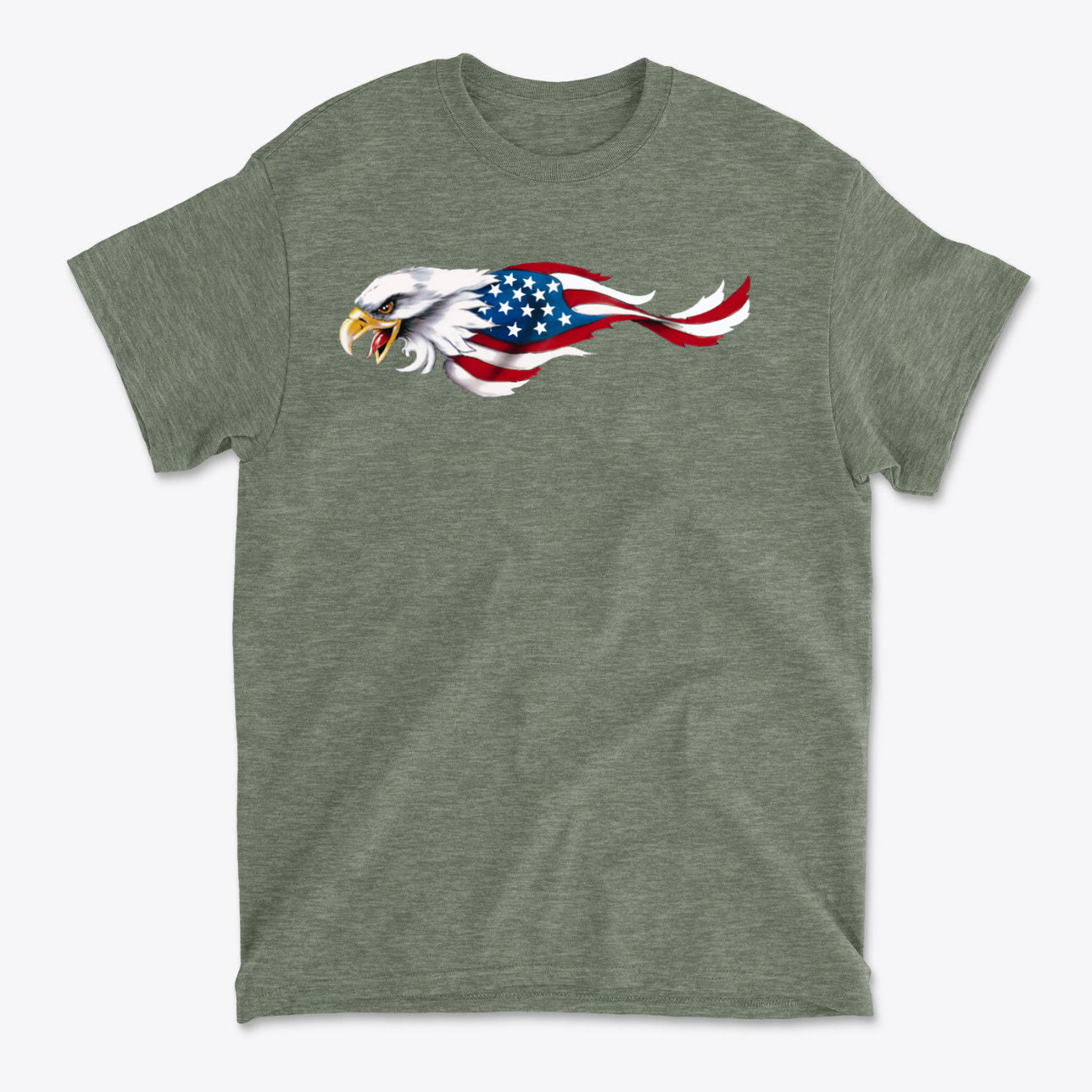 Eagle As American Flag Patriotic Graphic T Shirt