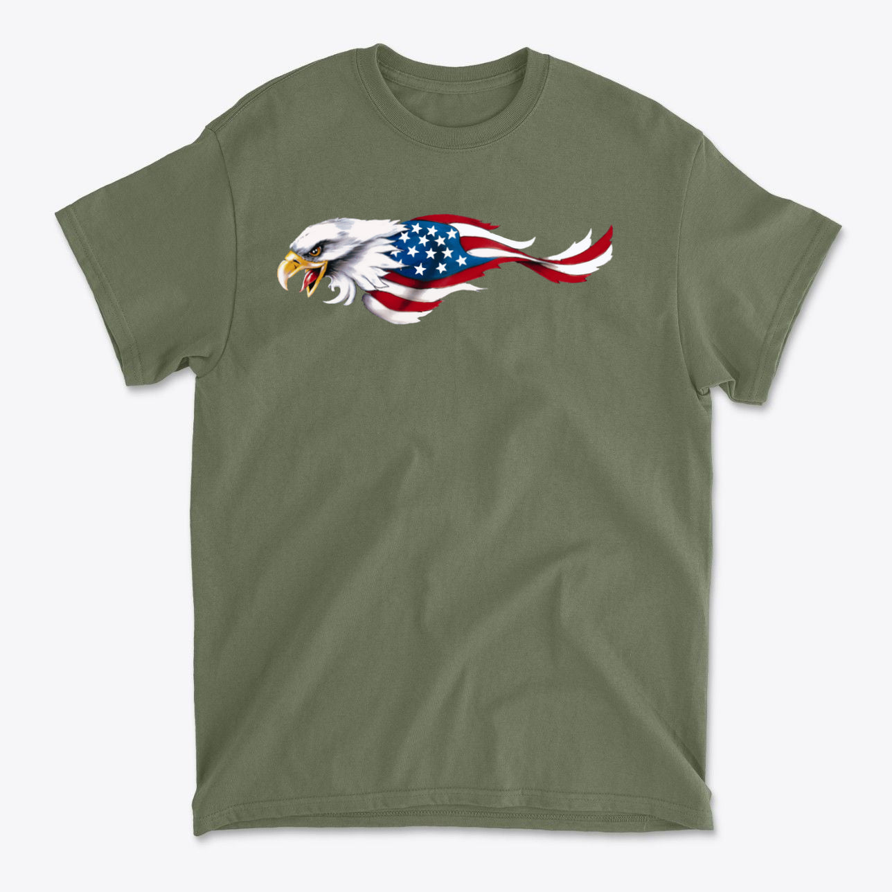 Eagle As American Flag Patriotic Graphic T Shirt