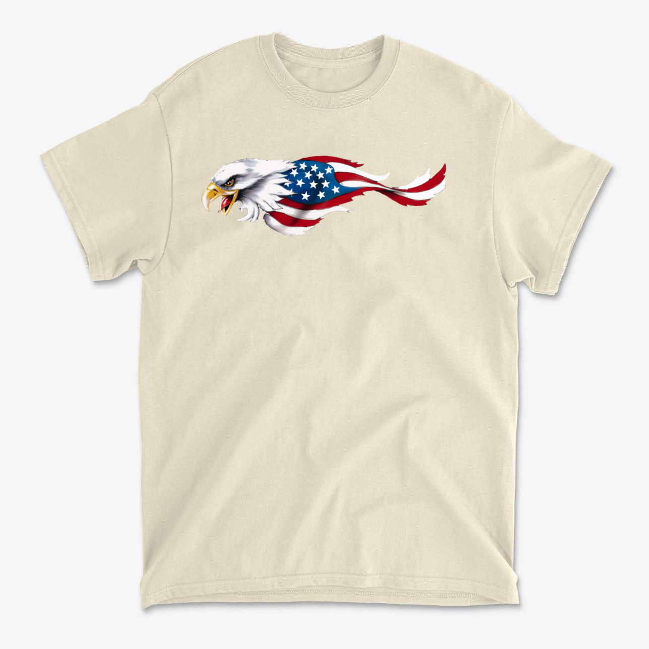 Eagle As American Flag Patriotic Graphic T Shirt