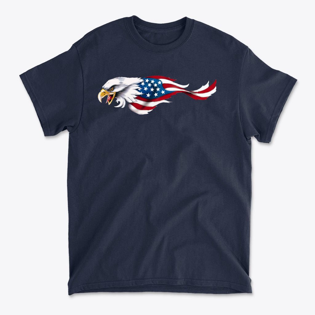 Eagle As American Flag Patriotic Graphic T Shirt