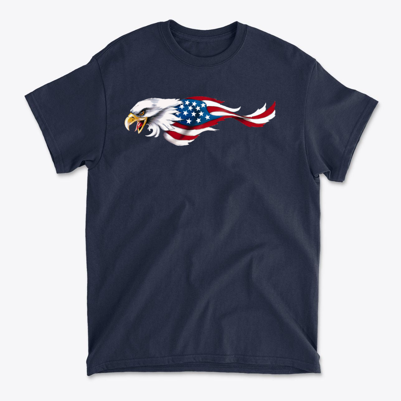 Eagle As American Flag Patriotic Graphic T Shirt
