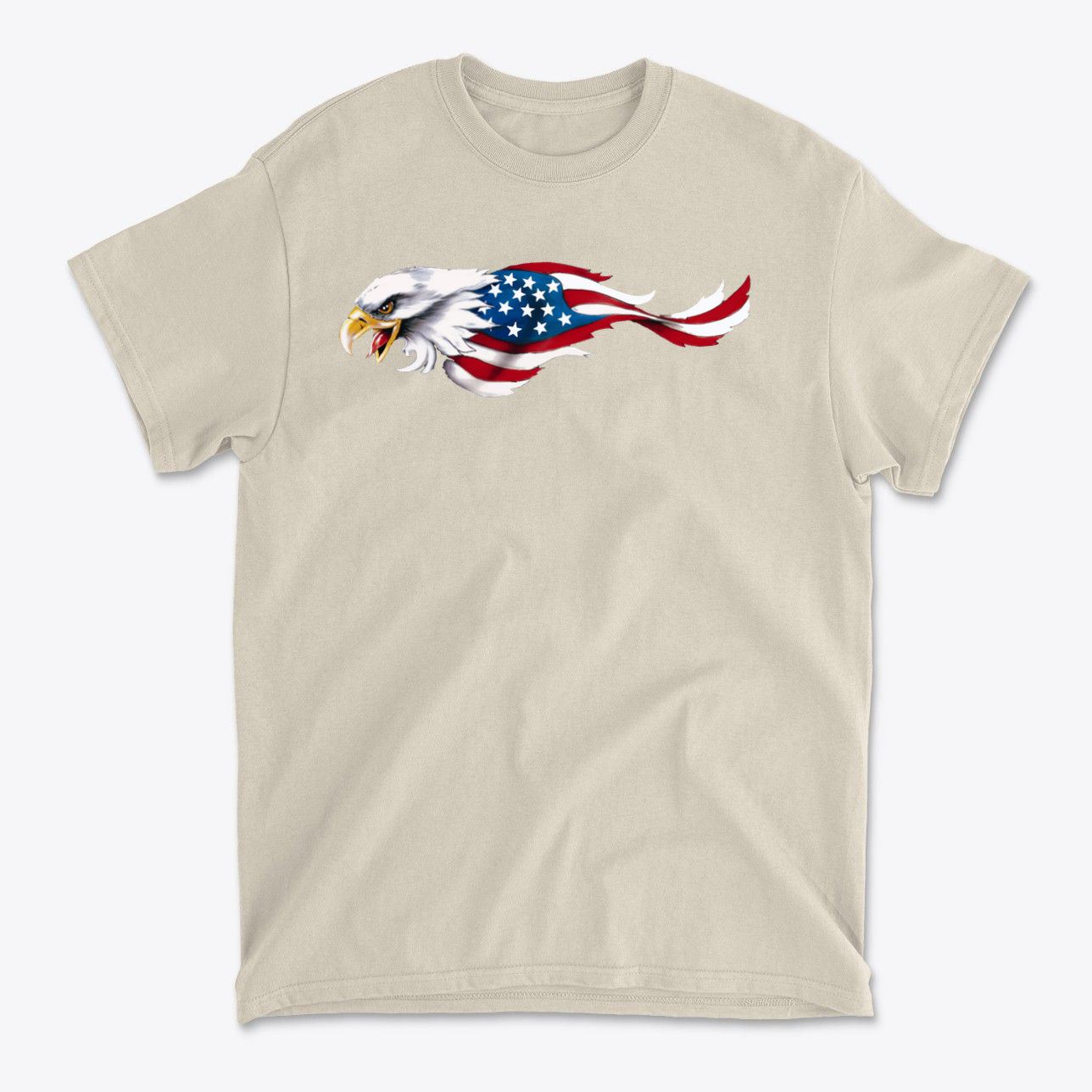 Eagle As American Flag Patriotic Graphic T Shirt