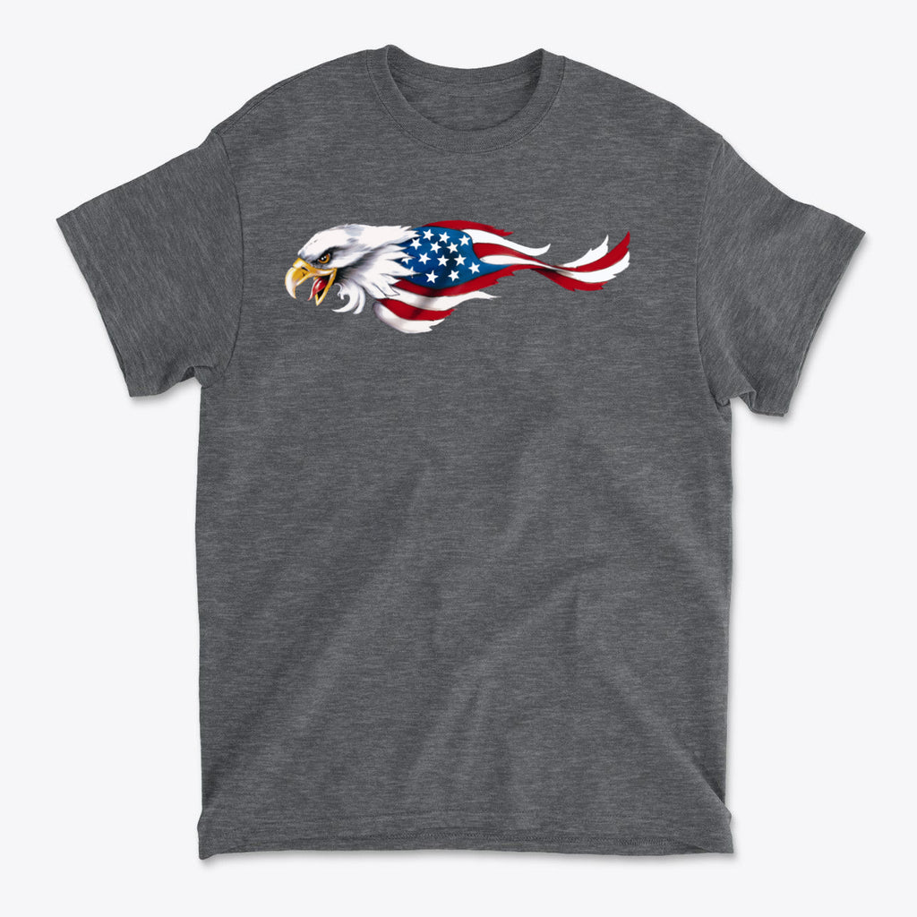 Eagle As American Flag Patriotic Graphic T Shirt