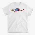 Eagle As American Flag Patriotic Graphic T Shirt