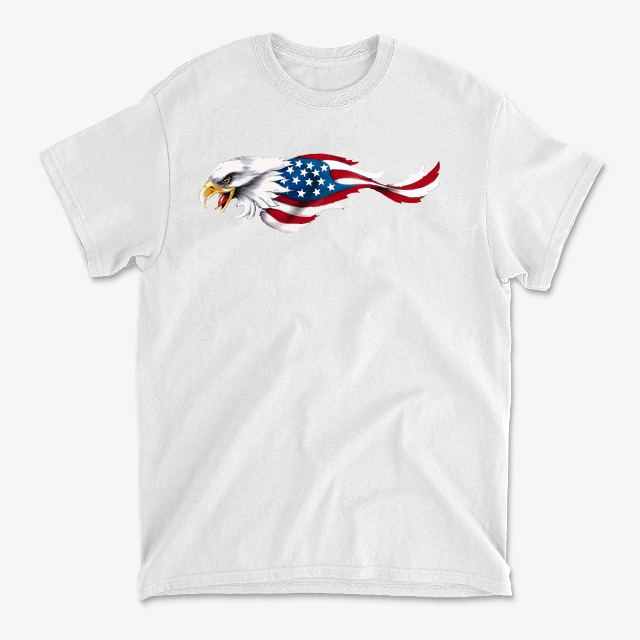 Eagle As American Flag Patriotic Graphic T Shirt