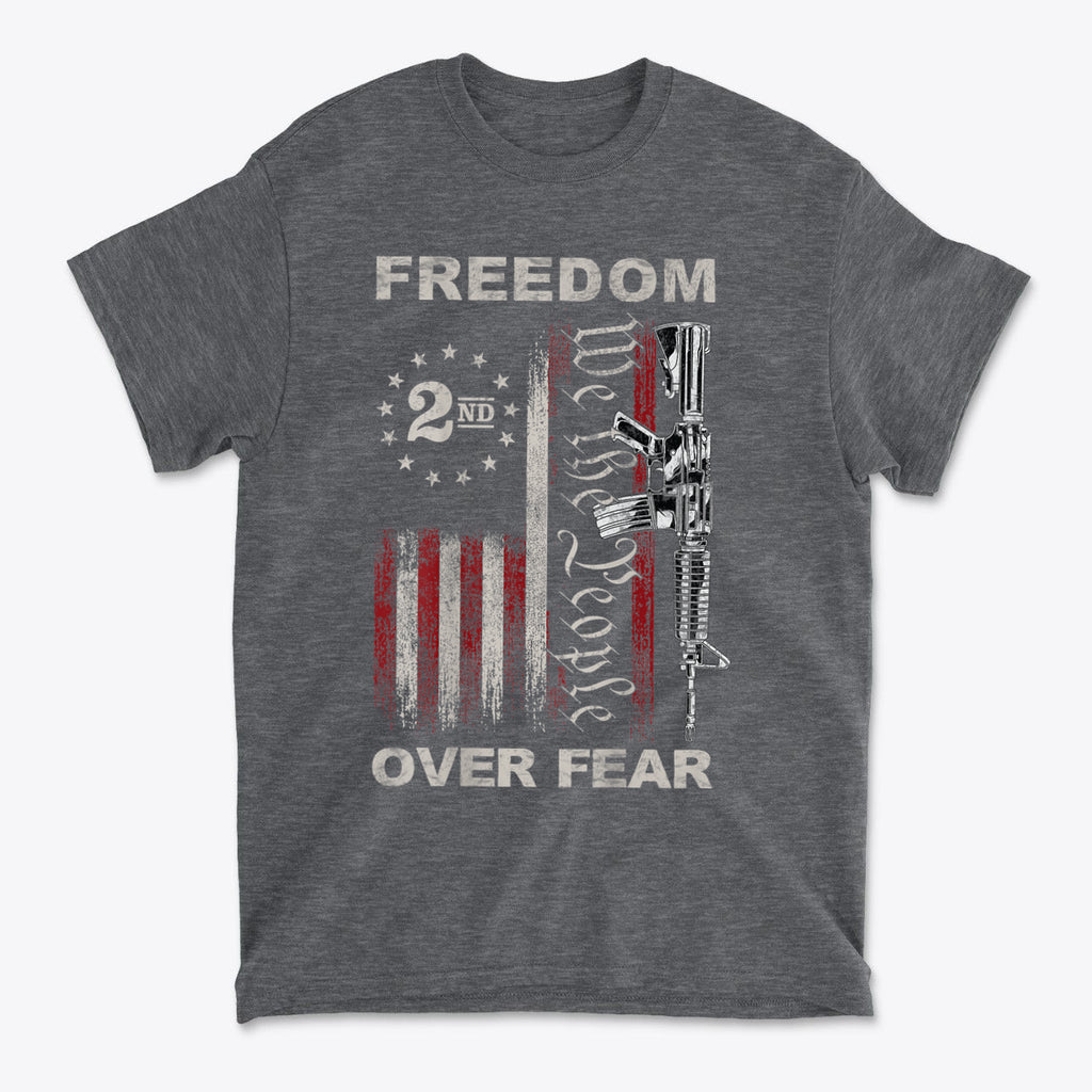 Freedom Over Fear 2nd Amendment We The People AR-15