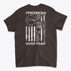 1776 Freedom Over Fear We The People Graphic T Shirt
