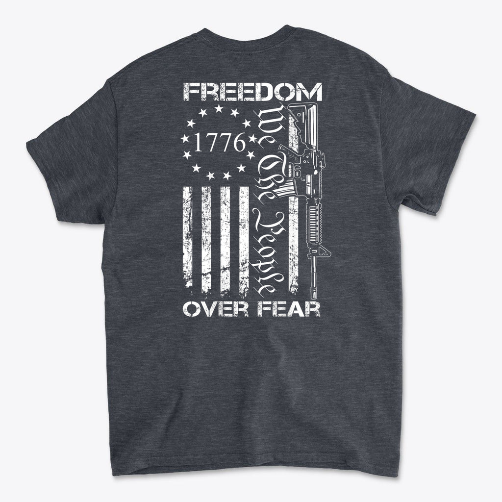 1776 Freedom Over Fear We The People Graphic T Shirt