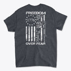 1776 Freedom Over Fear We The People Graphic T Shirt