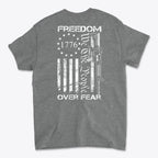 1776 Freedom Over Fear We The People Graphic T Shirt