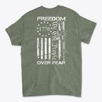 1776 Freedom Over Fear We The People Graphic T Shirt