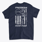 1776 Freedom Over Fear We The People Graphic T Shirt