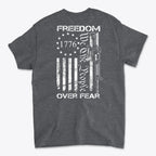 1776 Freedom Over Fear We The People Graphic T Shirt