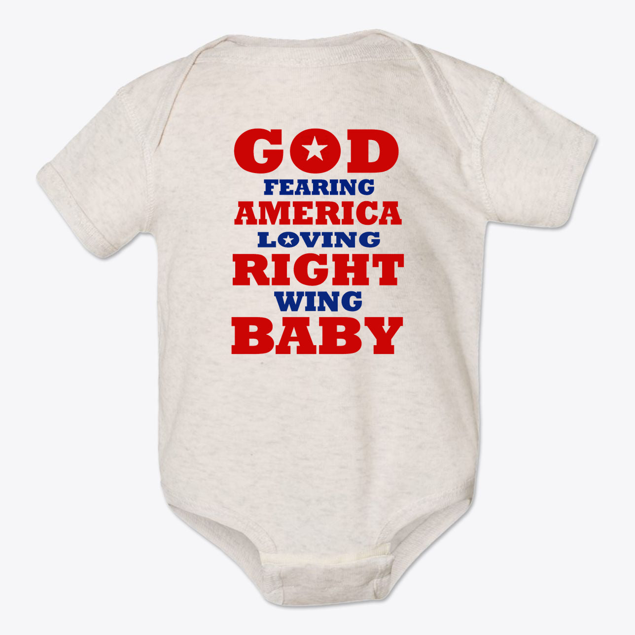 God Fearing America Loving Right Wing Baby Onesie