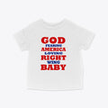 God Fearing America Loving Right Wing Infant Tee