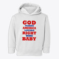 God Fearing America Loving Right Wing Toddler Hoodie