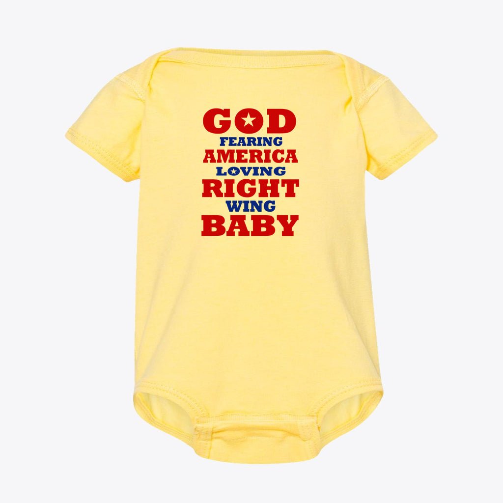 God Fearing America Loving Infant Fine Jersey Bodysuit