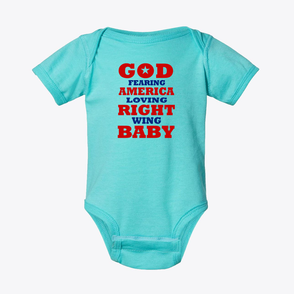 God Fearing America Loving Infant Fine Jersey Bodysuit