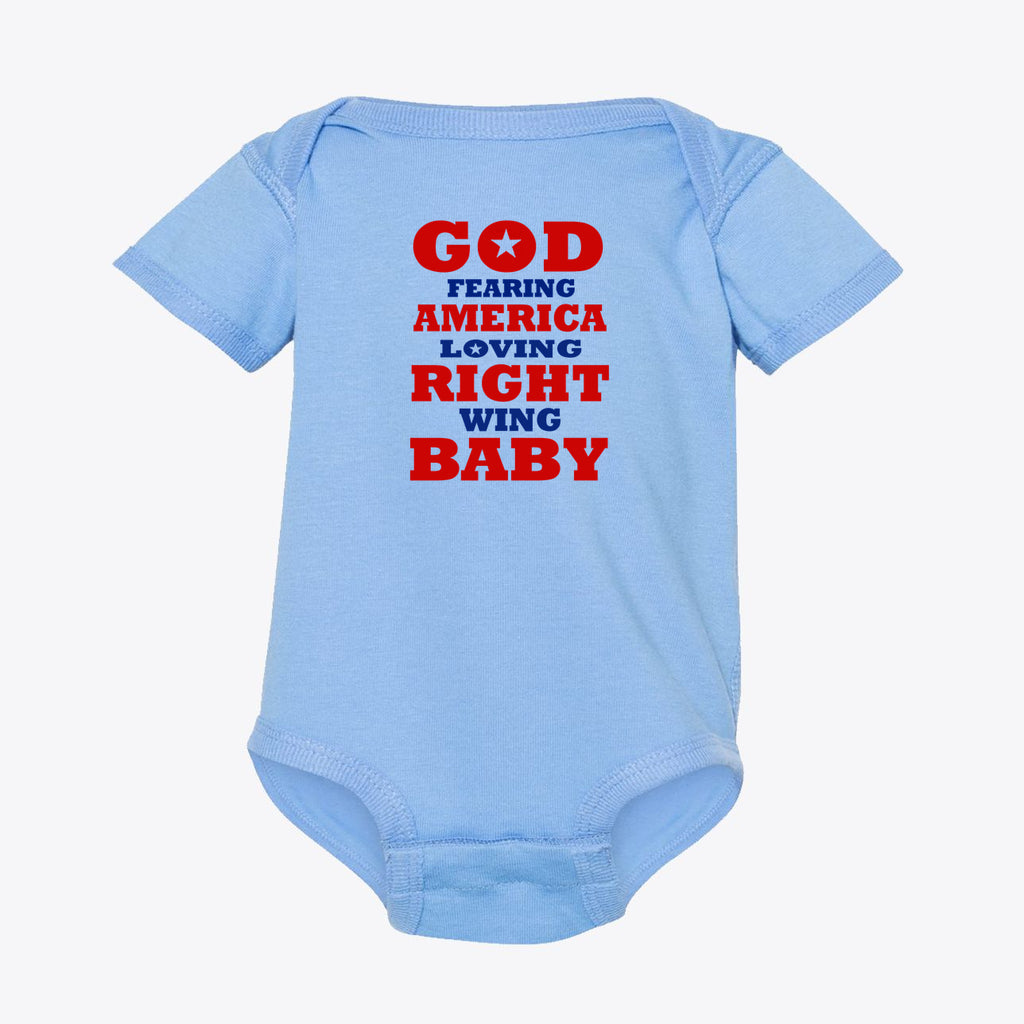 God Fearing America Loving Infant Fine Jersey Bodysuit