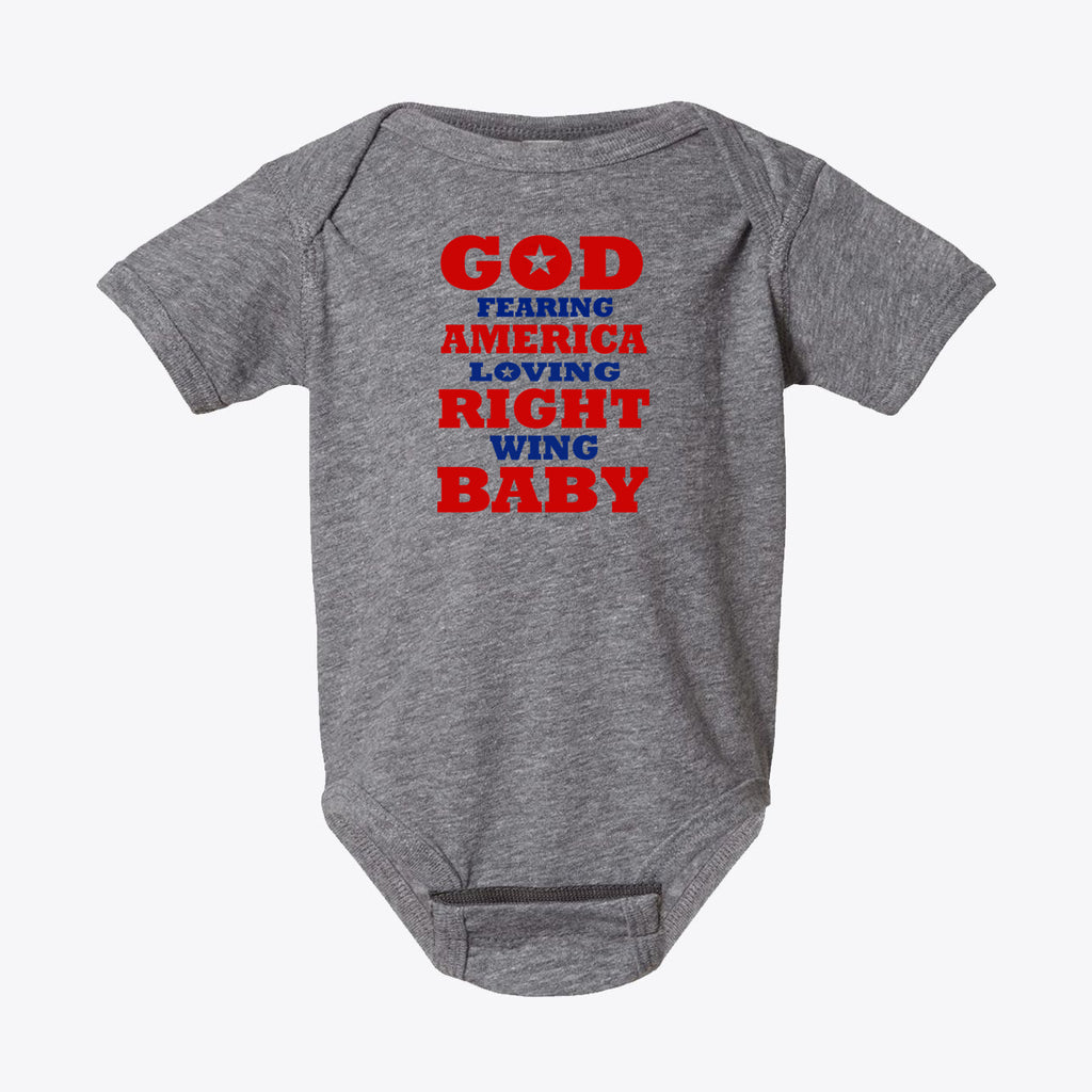 God Fearing America Loving Infant Fine Jersey Bodysuit