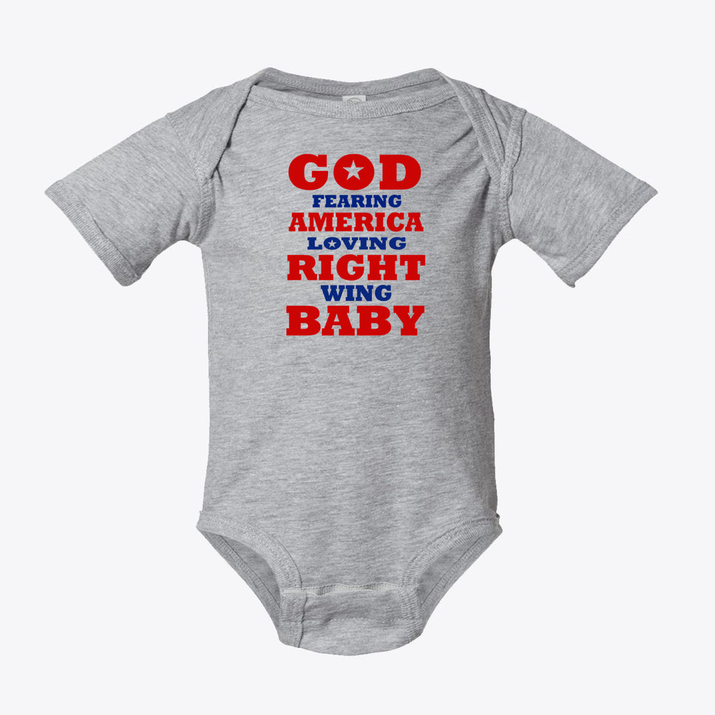 God Fearing America Loving Infant Fine Jersey Bodysuit