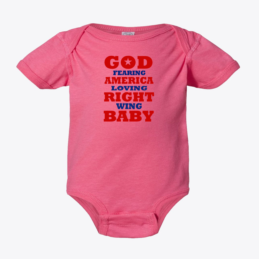 God Fearing America Loving Infant Fine Jersey Bodysuit