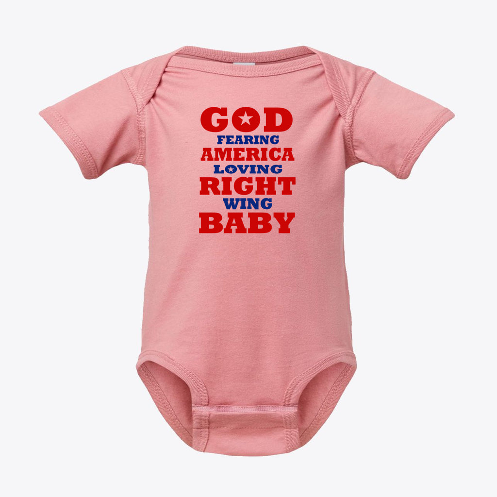 God Fearing America Loving Infant Fine Jersey Bodysuit