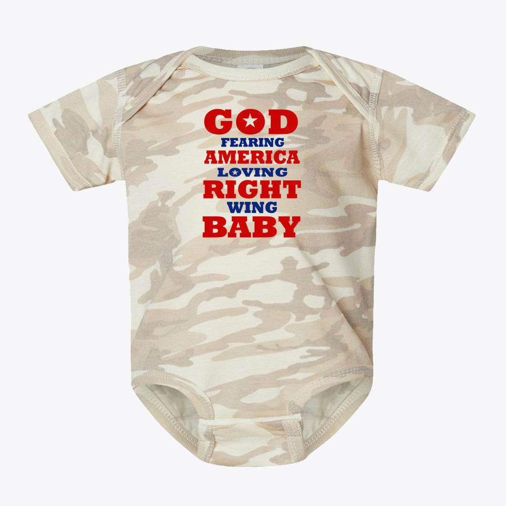 God Fearing America Loving Infant Fine Jersey Bodysuit