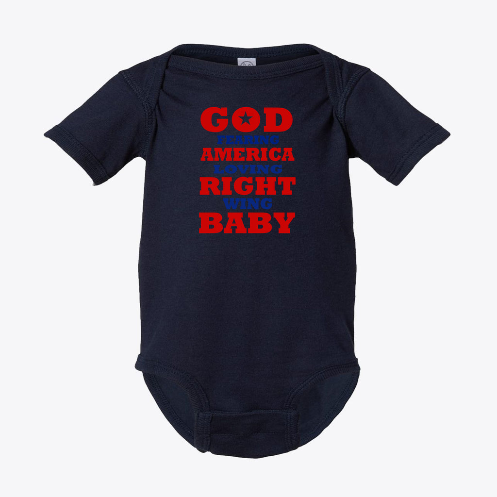 God Fearing America Loving Infant Fine Jersey Bodysuit