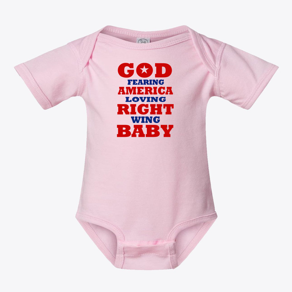 God Fearing America Loving Infant Fine Jersey Bodysuit