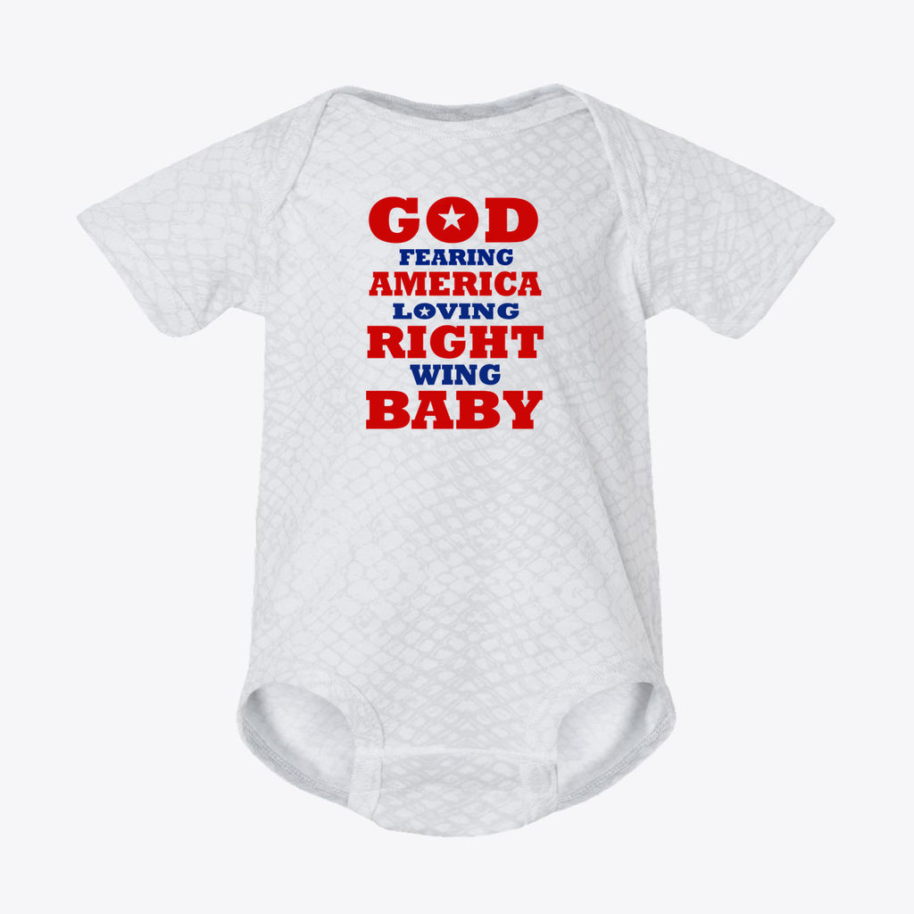 God Fearing America Loving Infant Fine Jersey Bodysuit