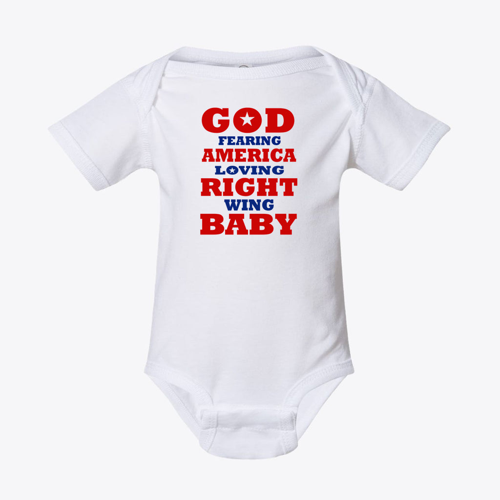 God Fearing America Loving Infant Fine Jersey Bodysuit