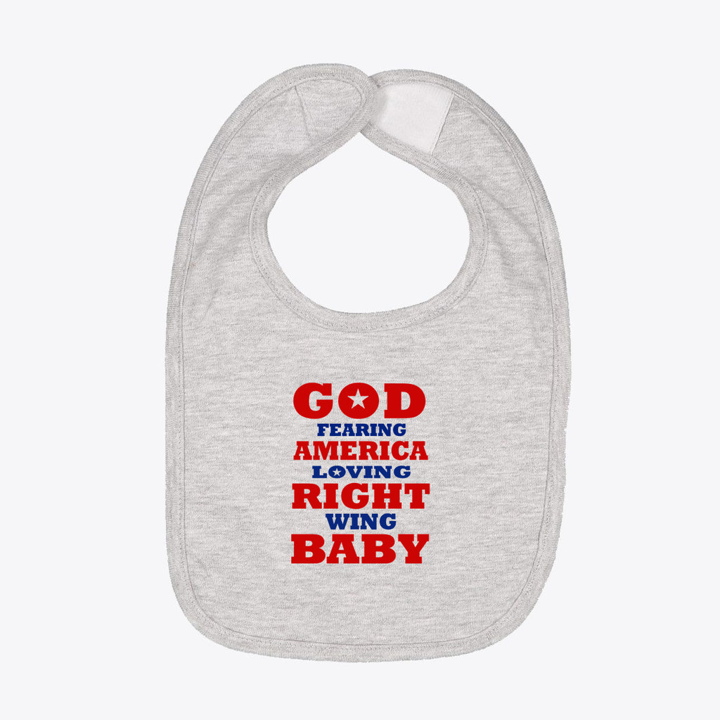 God Fearing America Loving Right Wing Premium Jersey Bib