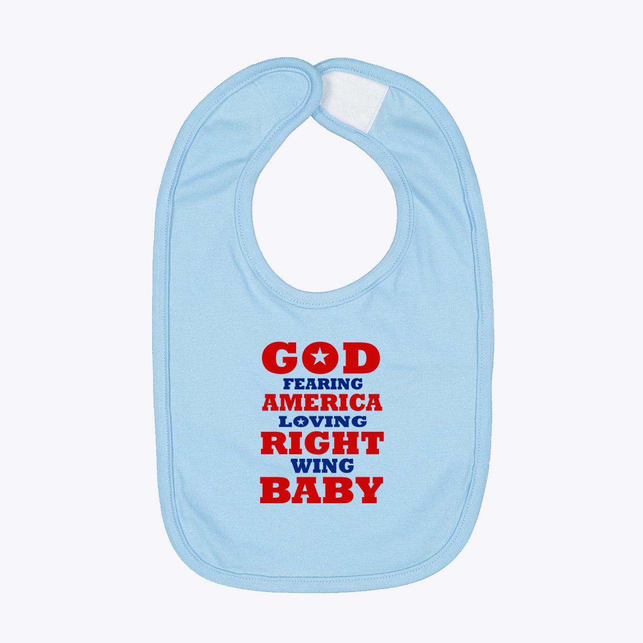 God Fearing America Loving Right Wing Premium Jersey Bib