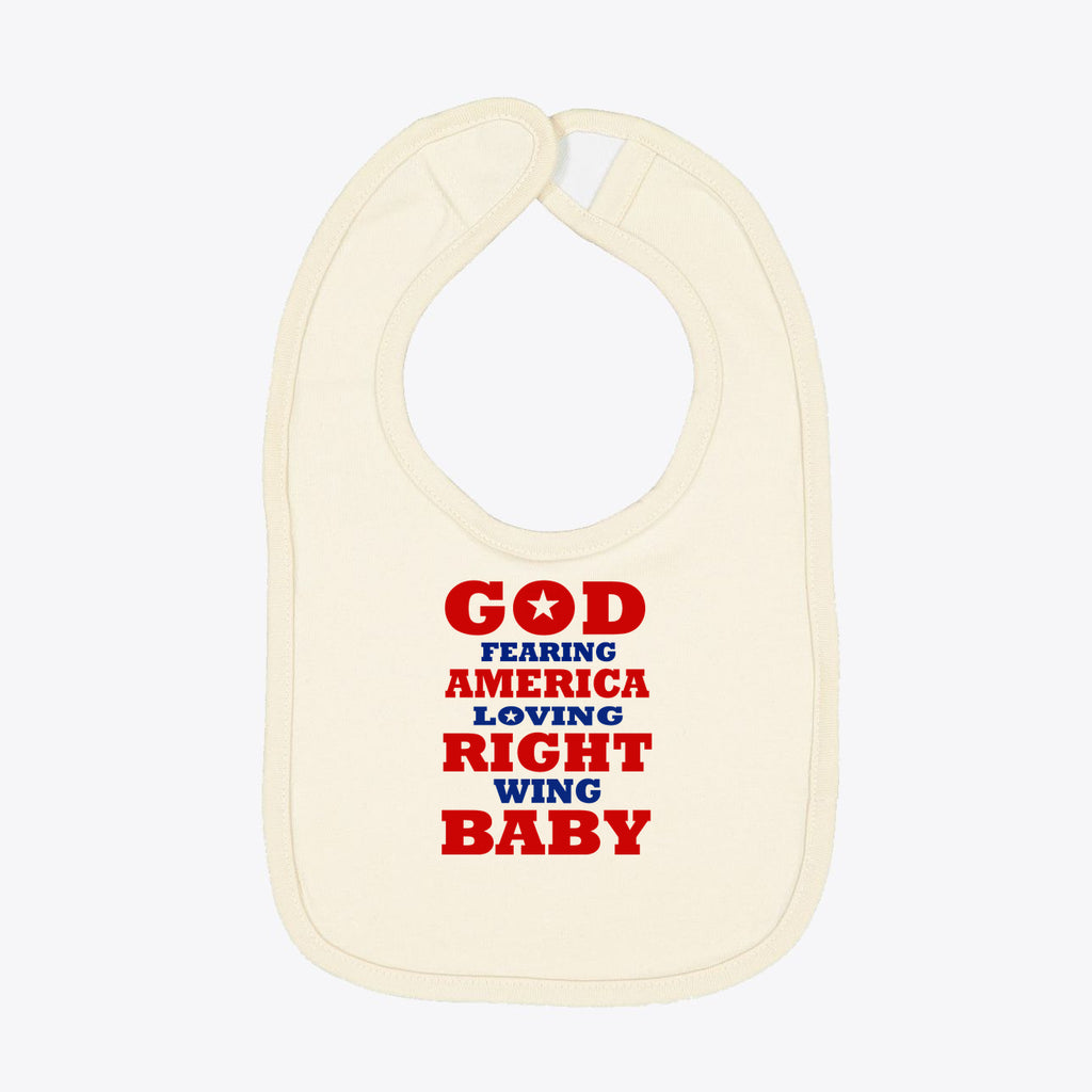 God Fearing America Loving Right Wing Premium Jersey Bib