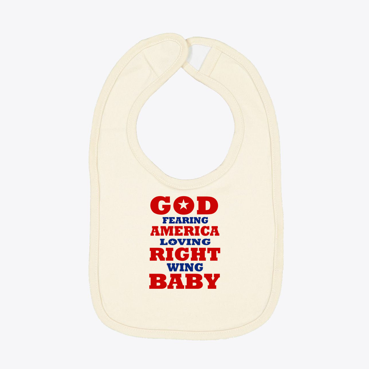 God Fearing America Loving Right Wing Premium Jersey Bib