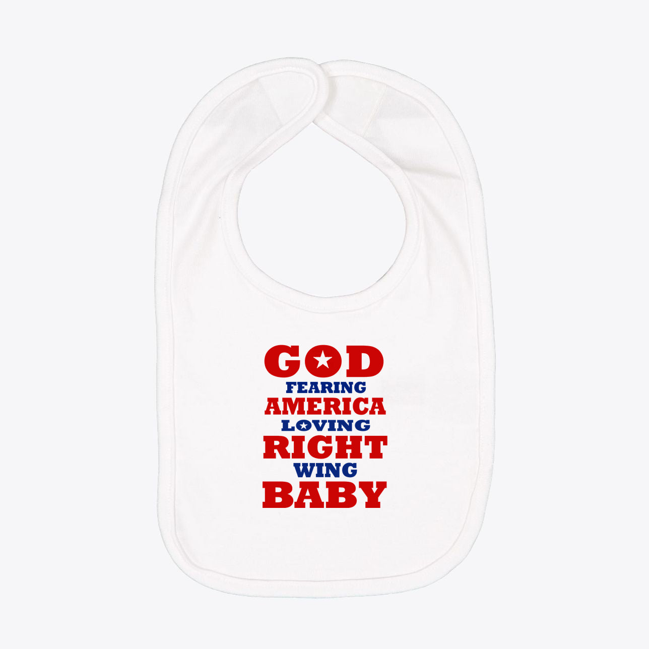 God Fearing America Loving Right Wing Premium Jersey Bib