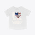 I Love My Dad & President Trump Infant Cotton Jersey Tee