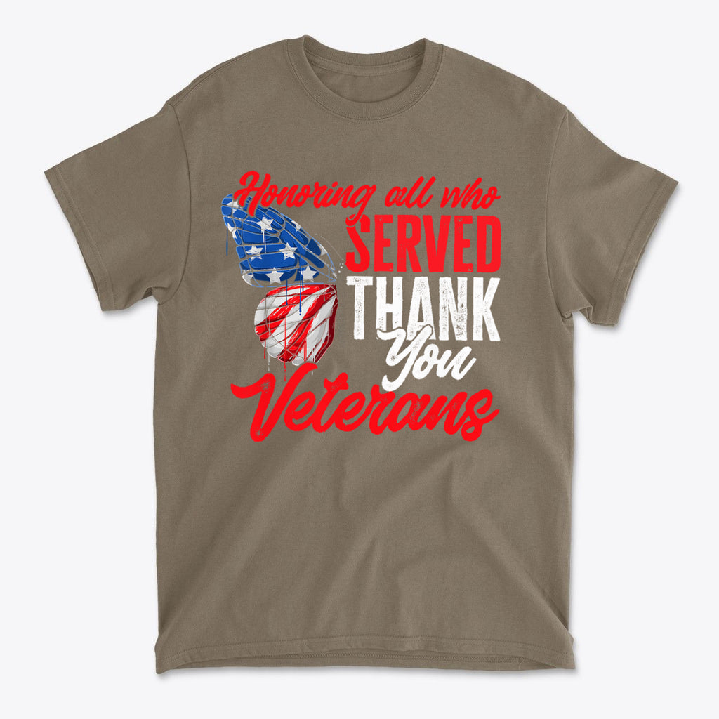 Honoring All Who Served Thank You Veterans