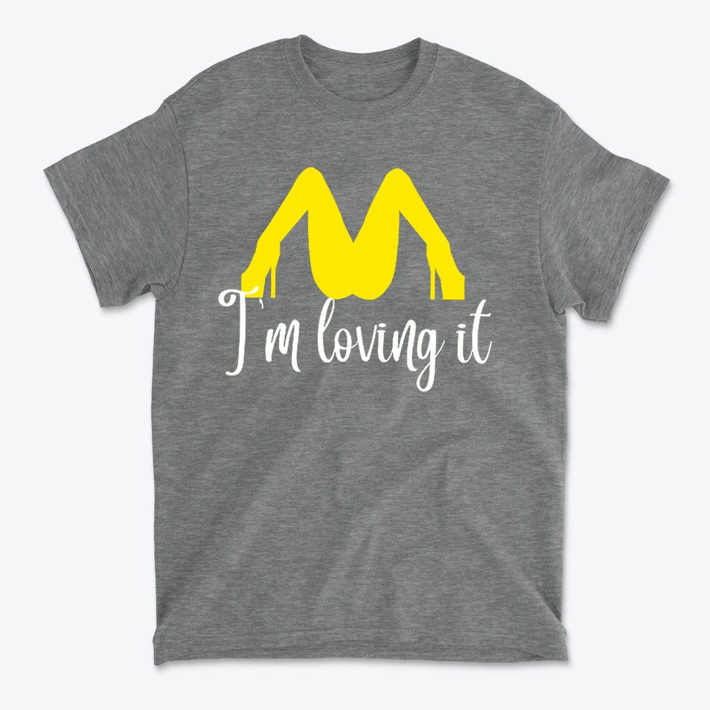 Im Loving It Fun Casual Graphic T Shirt Design