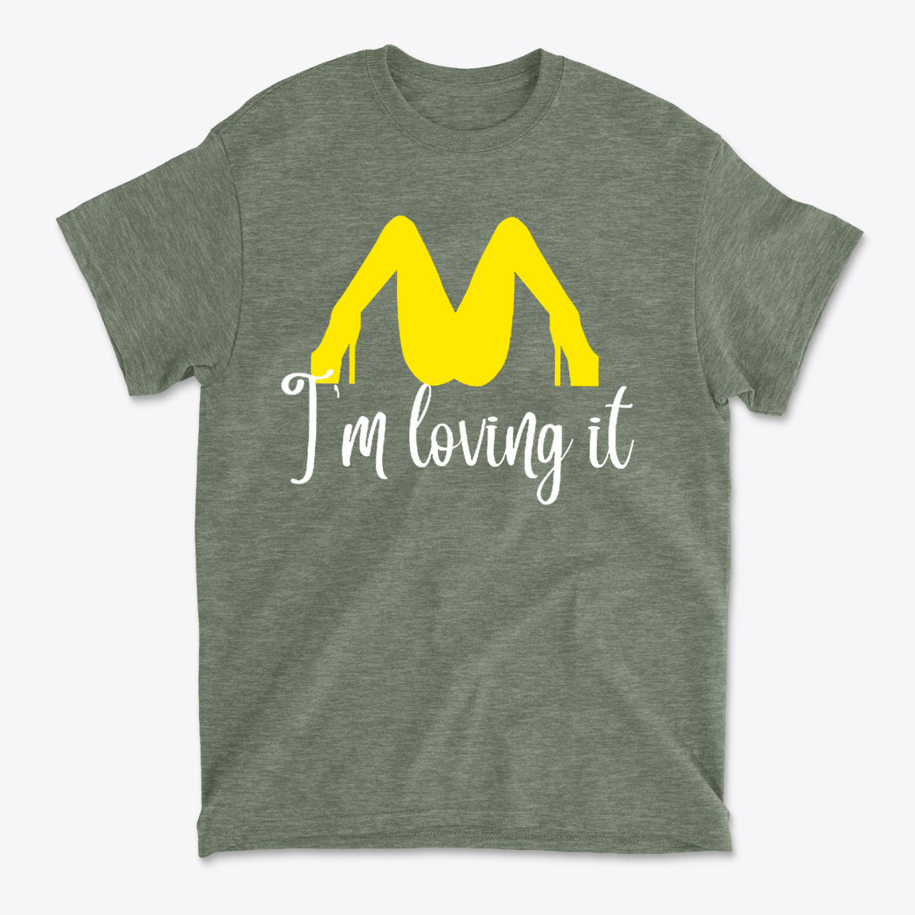 Im Loving It Fun Casual Graphic T Shirt Design