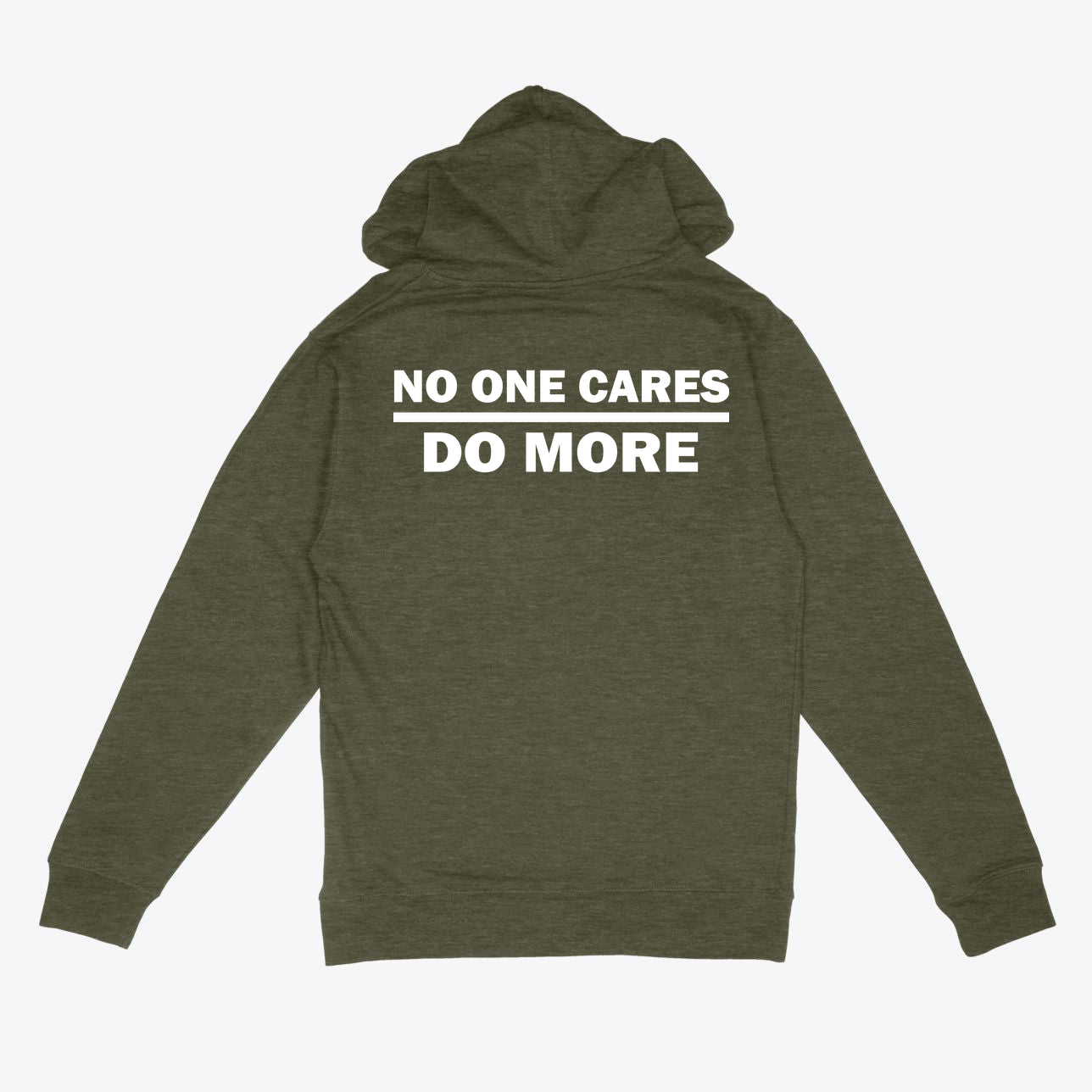 No One Cares Do More Fitness Hooded Sweatshirt
