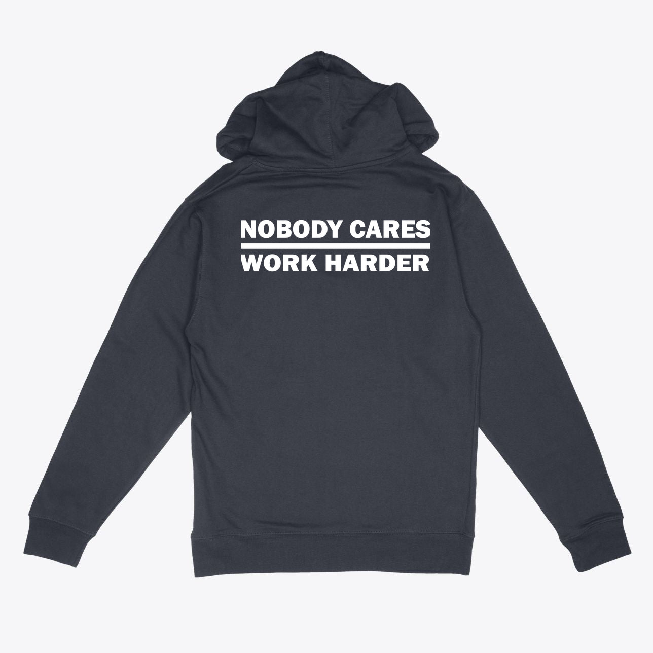 Nobody Cares Work Harder Fitness Hooded Sweatshirt
